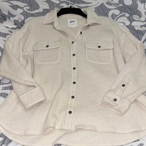 Aerie oversized button up